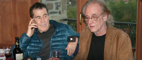 Fernando Sánchez Dragó y Luis Eduardo Aute  /  Imagen: Youtube