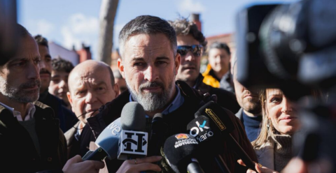 Santiago Abascal: &ldquo;No hay nadie al mando del Estado. &iquest;D&oacute;nde est&aacute; S&aacute;nchez?&rdquo;