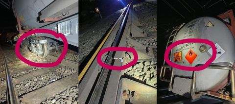 Renfe oculta una nueva rotura de vía en Irún que provocó el descarrilamiento de un tren de mercancías peligrosas