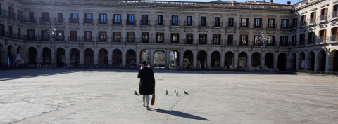 Madrid, vacía tras la declaración del estado de alarma / Imagen: Captura de vídeo de Youtube