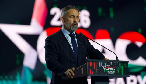Santiago Abascal clausura la CPAC de Hungría: 