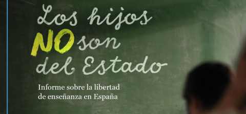 Un informe alerta de un &ldquo;grave retroceso&rdquo; de la libertad educativa en Espa&ntilde;a y denuncia que el Estado &ldquo;acapara la formaci&oacute;n de los hijos&rdquo;