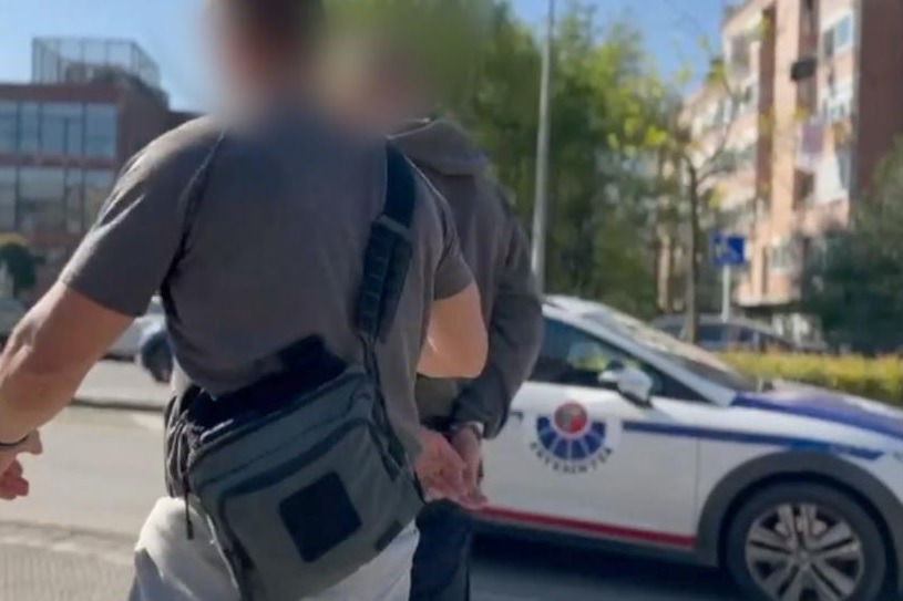 Detención practicada por la Ertzaintza (Irekia)
