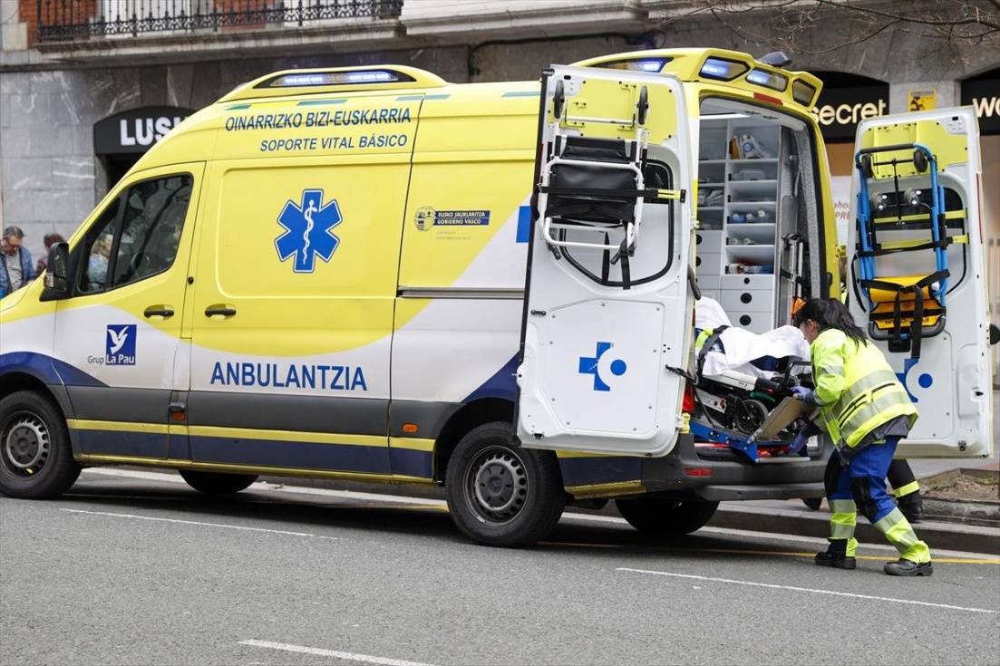 Ambulancia en una intervención (Irekia)