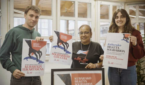 Organizaciones vascas de extrema izquierda recolectan dinero y otras donaciones para Cuba