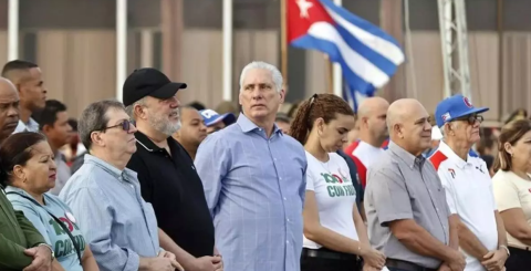 Una marcha &ldquo;antiimperialista&rdquo; con escasa asistencia