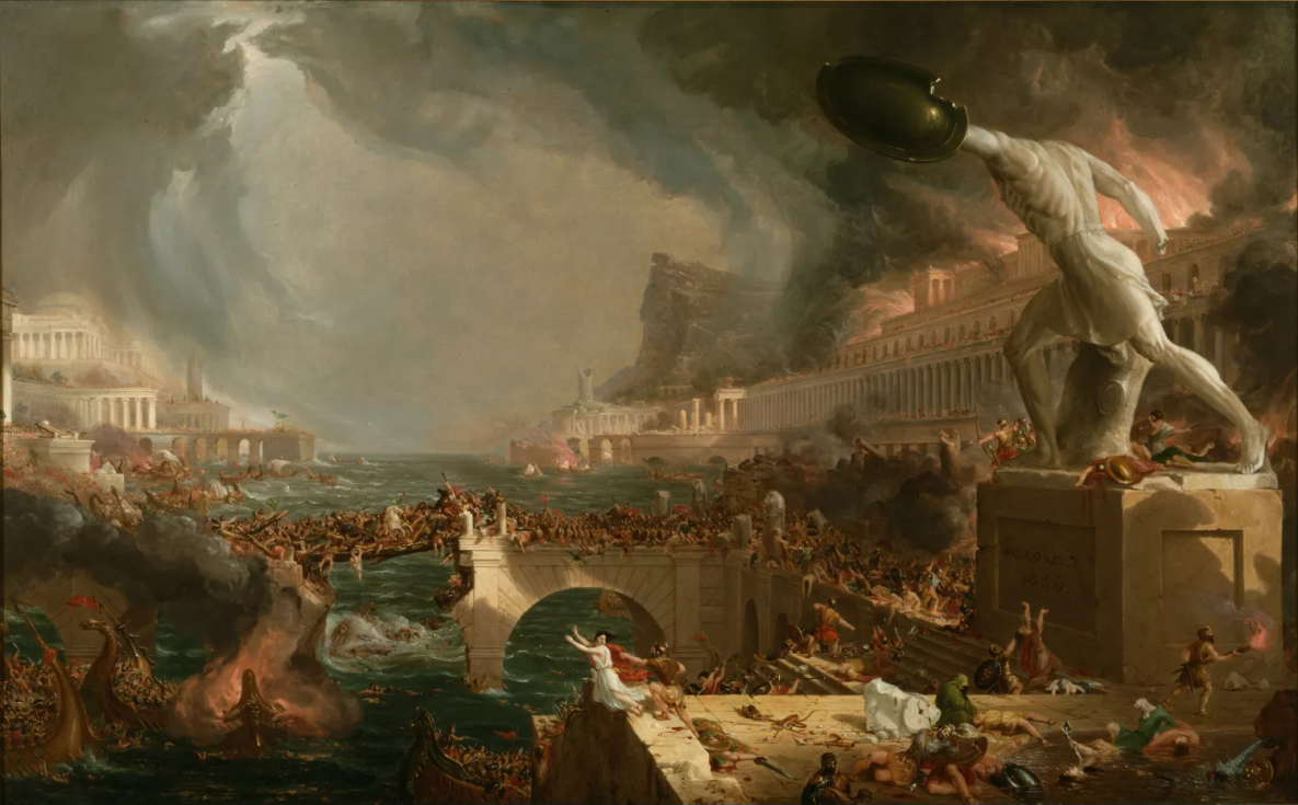 El curso del Imperio: Destrucción (Thomas Cole)