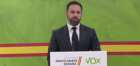 Santiago Abascal culpa a la 