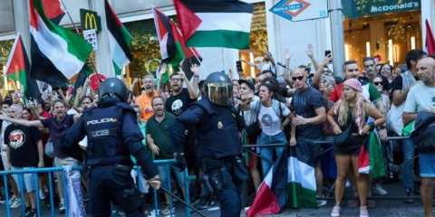 Nueve proetarras y varios yihadistas, identificados en Madrid durante los ataques antisemitas a la Vuelta a España alentados por el Gobierno de Pedro Sánchez