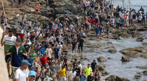 Los &oacute;rganos judiciales de Ceuta han abierto 37 procedimientos por agresi&oacute;n sexual desde que los invasores entraron en la ciudad