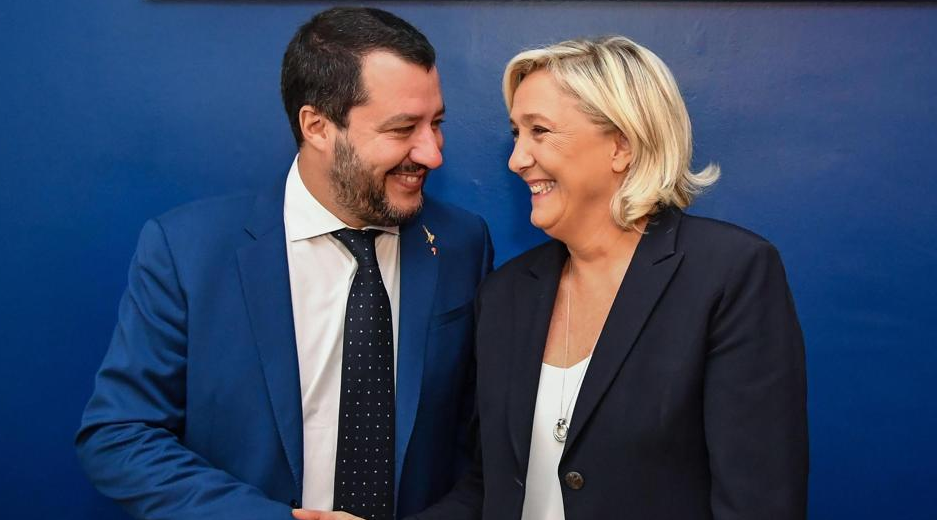 Matteo Salvini y Marine Le Pen   /   Imagen: Youtube