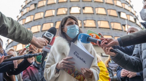 Macarena Olona, ante el Tribunal Constitucional  /   Imagen: Vox Web