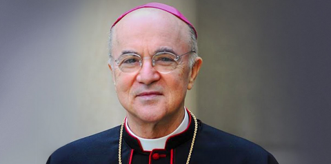 Carlo Maria Viganò  /  Imagen: Captura de vídeo de Youtube